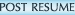 Post Resume